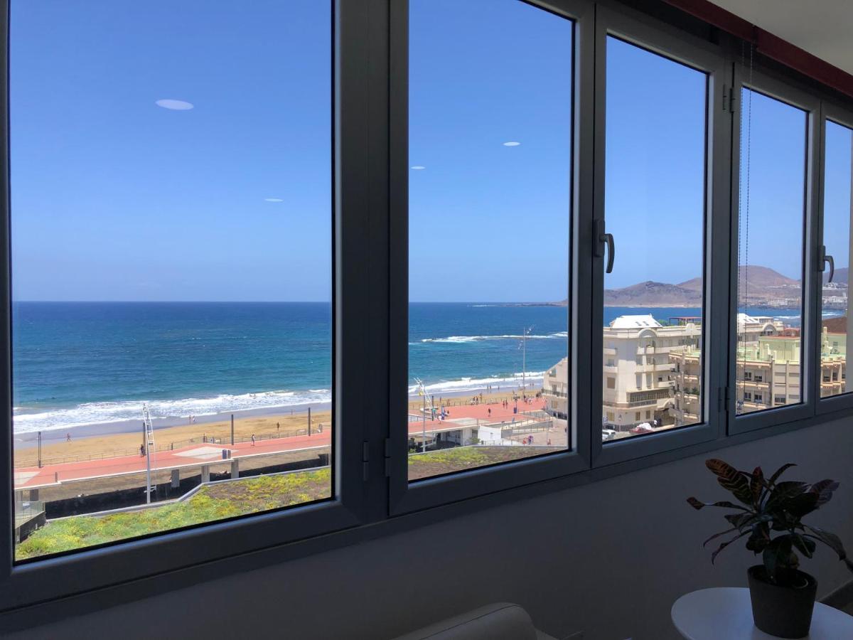 Lägenhet Vistas Mar Playa Canteras Primera Linea Wifi