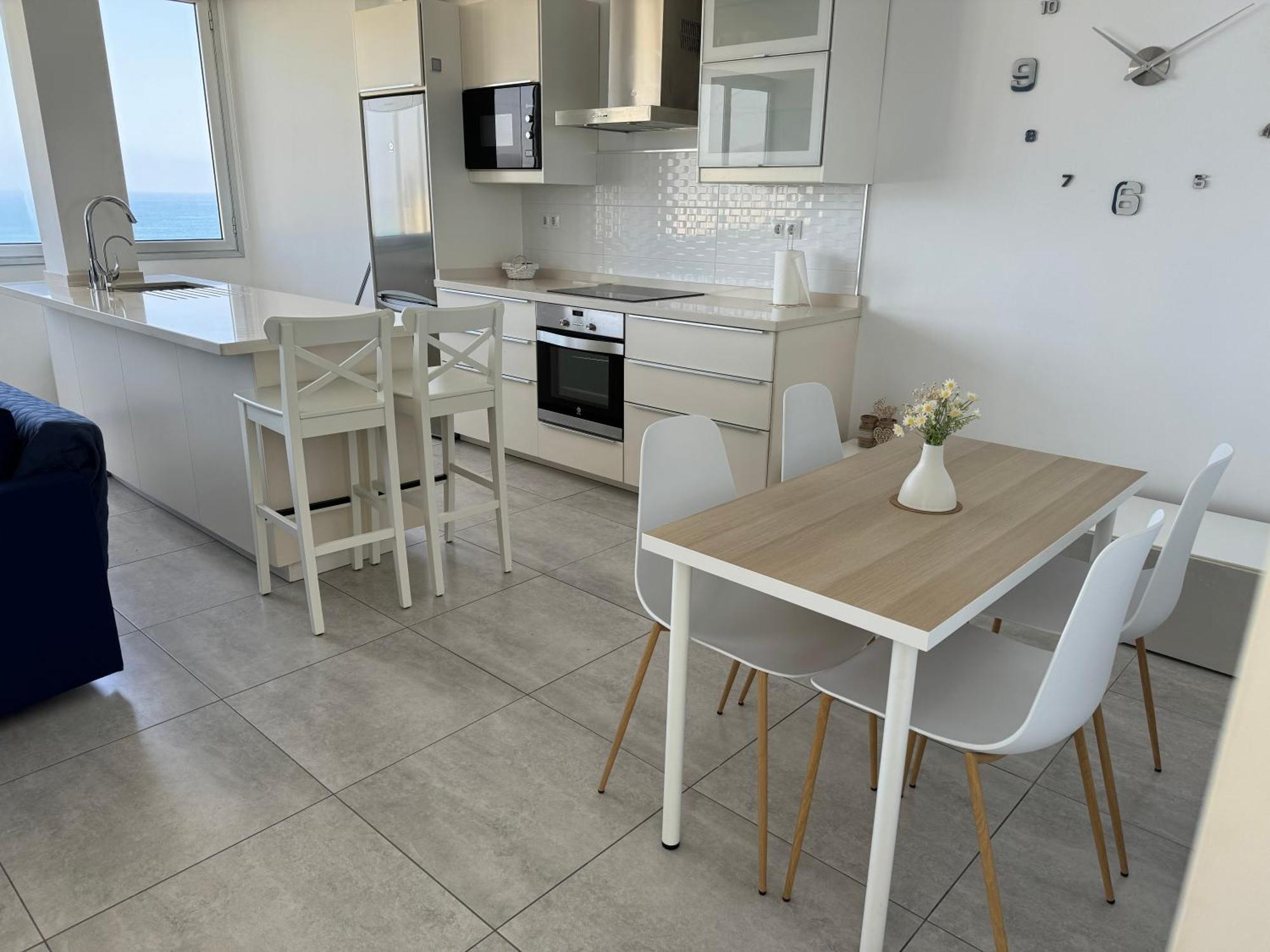Vistas Mar Playa Canteras Primera Linea Wifi Lägenhet